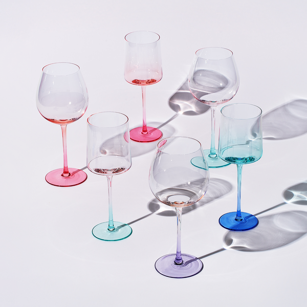 Alba Stemmed Wine Glassware, Set of 4
