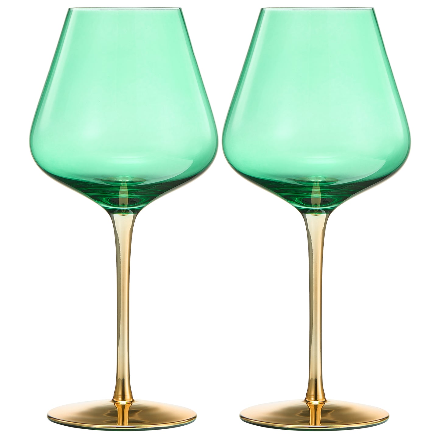 Deco Wine Glassware, Set of 2