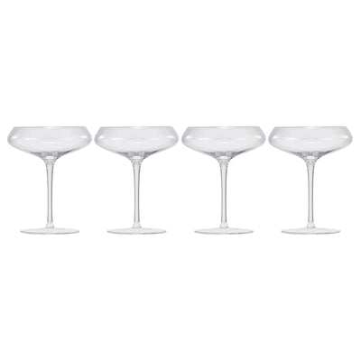 Spritz Champagne Coupe, Cocktail Glassware, Set of 4