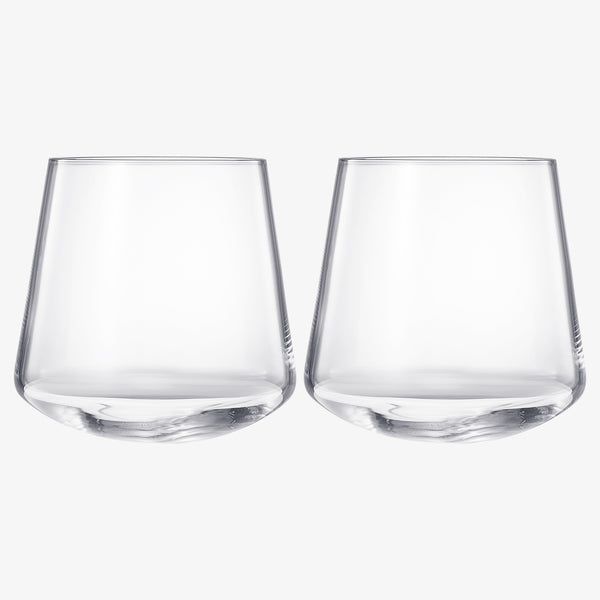 Classica Un-Spillable Stemless Wine Glassware, Set of 2
