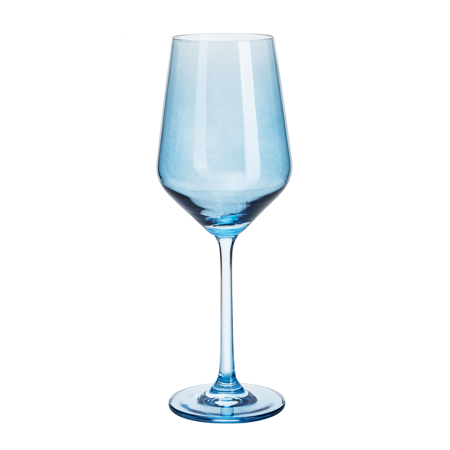Rhea Wine Glassware, Set of 6, Blue