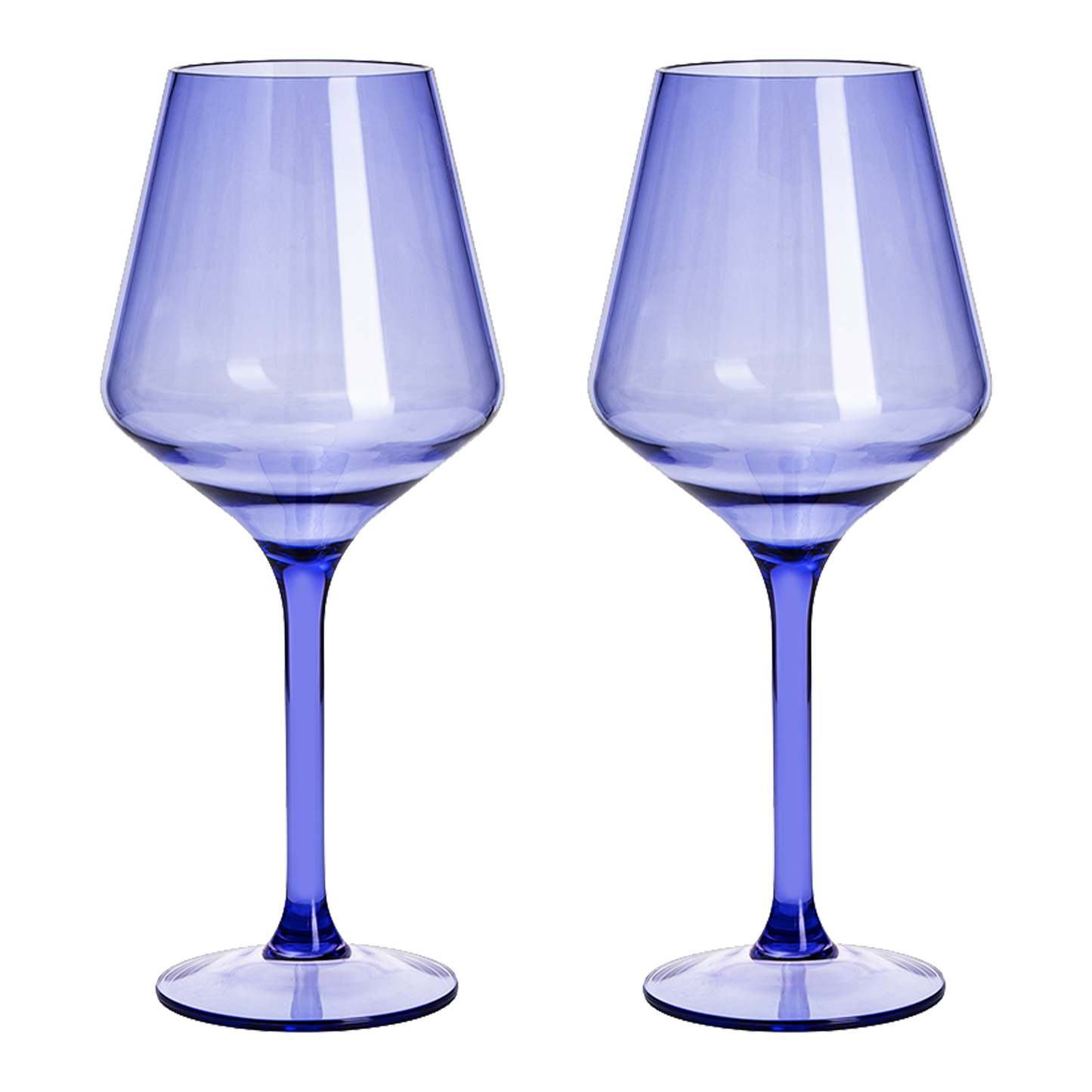 Saint Tropez Wine Glassware, Unbreakable Acrylic, Set of 2