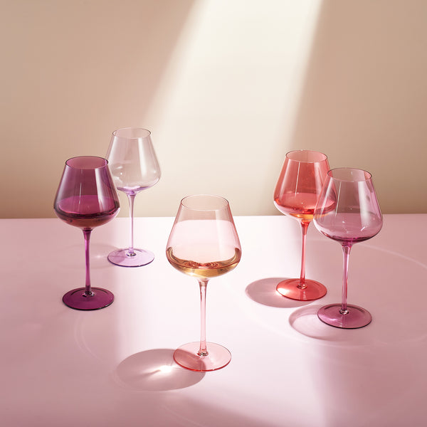 Love Stemmed Wine Glassware, Set of 6