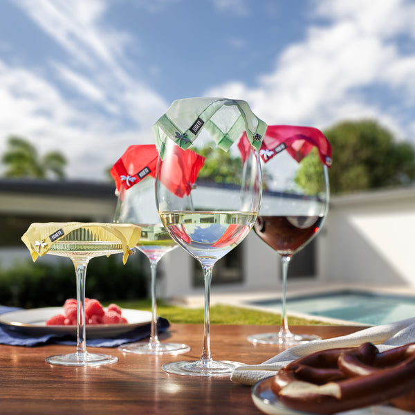 Weighted Outdoor Wine Glassware Covers, Set of 4