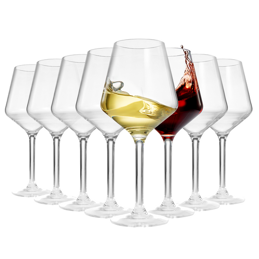 Barcelona Wine Glassware, Set of 8