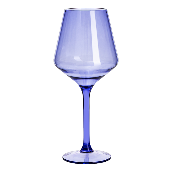Saint Tropez Acrylic Stemmed Wine Glassware, Set of 2