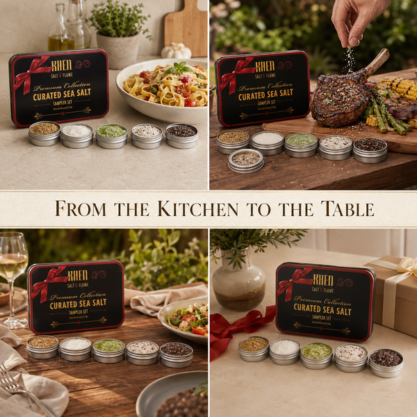 Curated Sea Salt Gift Set of 6, Chefs Collection