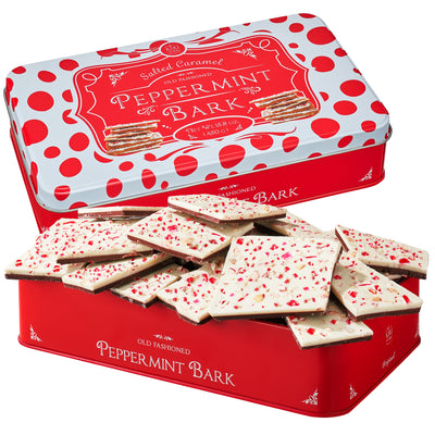 Salted Caramel Chocolate Peppermint Bark, Giftable Food Set