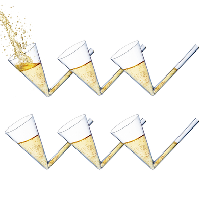 Festa Acrylic Champagne Shooters, Set of 6