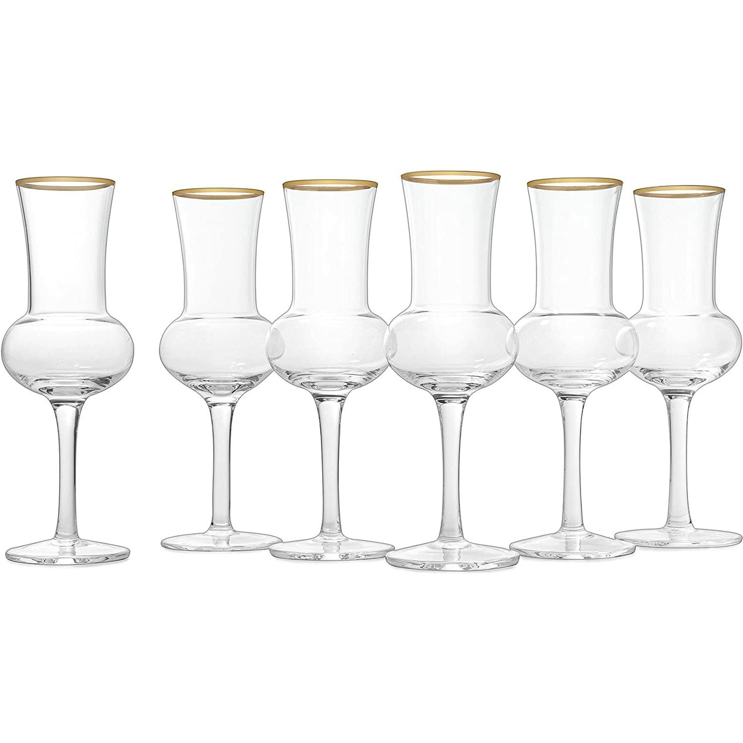 Specialty Grappa Glassware, Set of 6