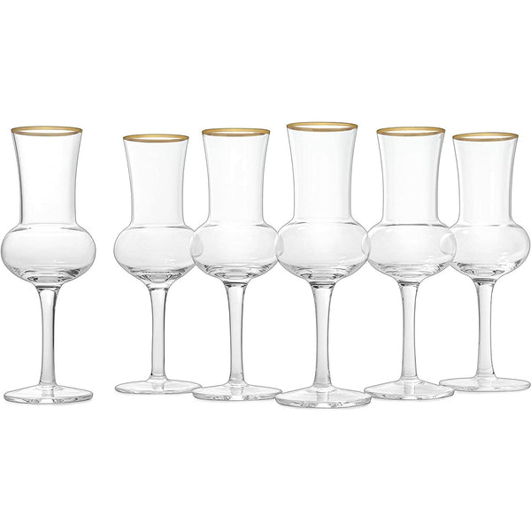 Specialty Grappa Cocktail Glassware, Set of 6