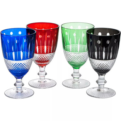 Dolomite Stemmed Wine Goblet Glassware, Set of 4